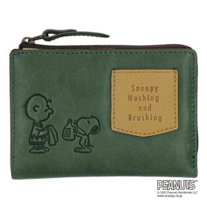 PEANUTS Washing 二つ折り財布