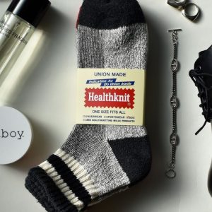 Healthknit 靴下 「Healthknit」3Pクォーターソックス 3足セットヘビーウェイトミドルソックス メンズ レディース