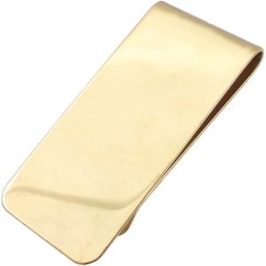 (9月)サファイア フレーム マリアメダイ ブラス マネークリップ 誕生石  ギフト