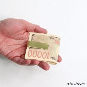 マネークリップ ゴールド プレーン 金 財布 シンプル ジュエリー ウォレット メンズ レディース 男女兼用 真鍮 ブラス