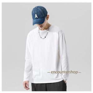 【値下げ】tシャツ ロンT メンズ 長袖 春 秋ロング Tシャツ カットソー ス スポーツ 通学 高校生 学生 ビッグシルエット