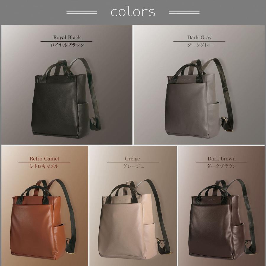 BLUE SINCERE リュック 2way レディース レザー 3way 通勤 通学 大容量 軽い ブランド A4 ビジネスリュック 軽量 おしゃれ ビジネス LR1 - 画像 (6)