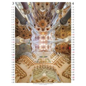 GAUDI サグラダ・ファミリアと奇跡の建造物　カレンダー　2026