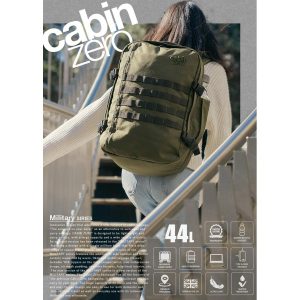 cabin zero 最大43% 9/21まで キャビンゼロ リュック メンズ レディース ブランド 大容量 軽量 通学 通勤 旅行 機内持ち込み 黒 44L ミリタリー CABIN ZERO MILITARY
