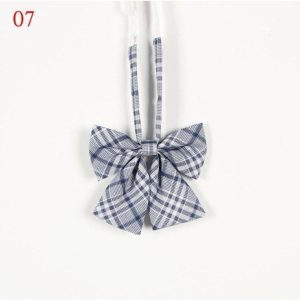 【タイムセール】ストライプ コスプレ 制服リボン スクールリボン 高校生 女子高生 なんちゃって制服リボン